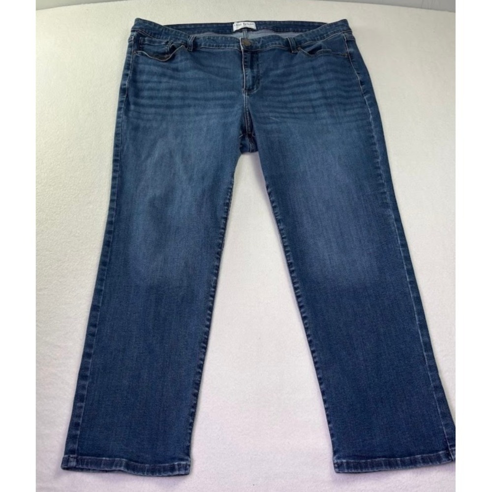 Lane‎ Bryant Women's Size 20 SHORT Straight Leg Denim Jeans